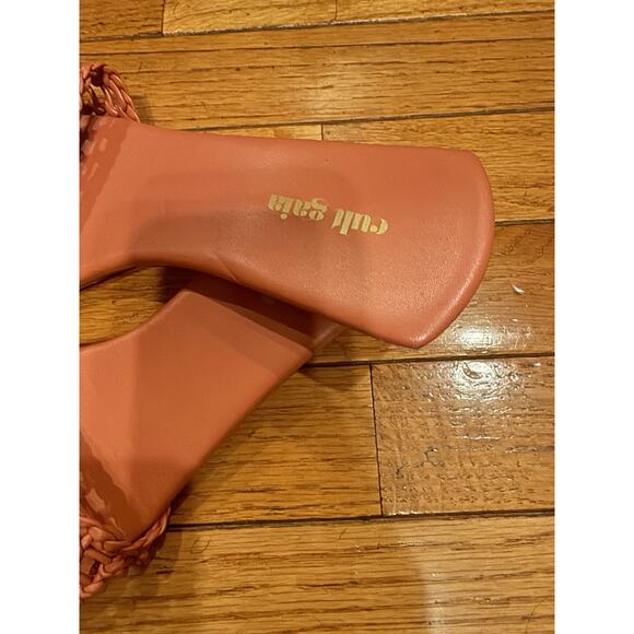 Cult Gaia Maya woven leather sandal shoe 38.5 (san100 main image 5